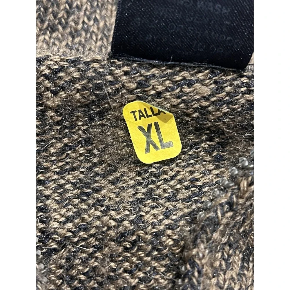 Alpaca Sweater Men's XL Made in Peru